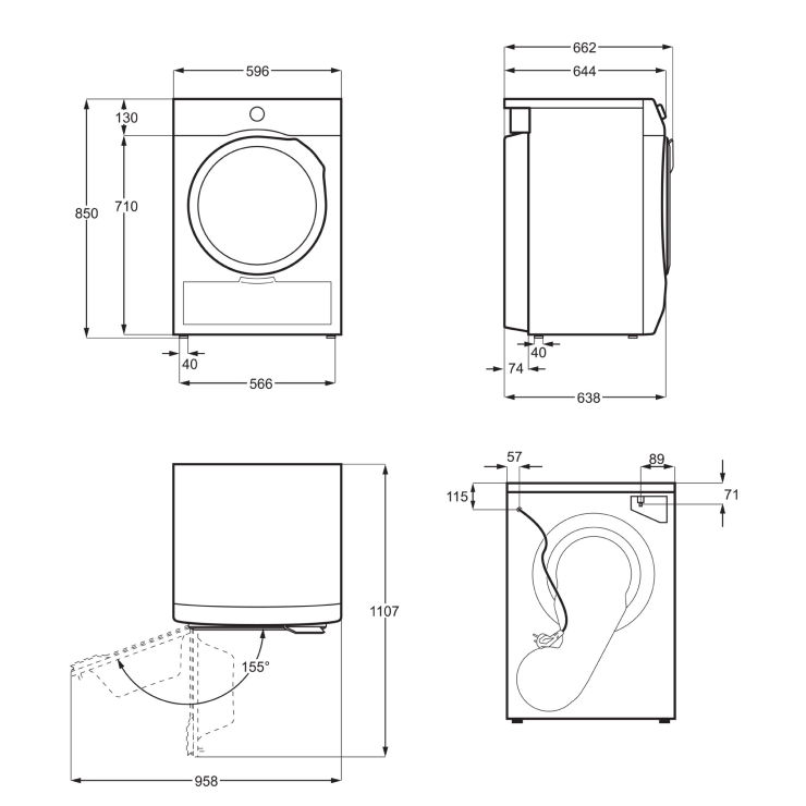 Сушильная машина Electrolux EW6D285YP